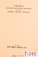 Trebel-Trebel, American, DE DEV, Balancing Machine, Operations & Maint Manual 1957-DE-DEV-04